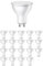 ledscom.de 20 Stück GU10 LED Leuchtmittel, PAR16, warmweiß (2800 K), 0,5 W, 49lm, 100°, matt