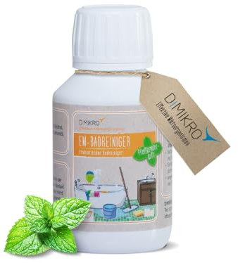 EM-Badreiniger - probiotischer Badreiniger mit Pfefferminzduft - 100% biologisch abbaubar, vegan und tierversuchsfrei (0,1 Liter)