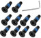 Lot de 10 vis de rechange pour scooter Xiaomi M365 1S Pro Mi3 Ninebot Max G30 ES F Series (bleu + noir)