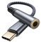Adaptador de auriculares de audio de USB C a jack de 3,5 mm, Adaptador de auriculares de audio digital auxiliar de tipo C a 3,5 mm compatible coniPhone 15/ iPhone 16, Galaxy S24 Ultra, Pixel 8