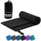 ZENACROSS Mikrofaser Handtuch mit Transportbeutel - Schnelltrocknendes und vielseitiges Fitness Handtuch - Sporthandtuch Größen XL - 180 x 90 cm - Schwarz