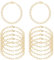 12 Pieces Gold Plated Chain Bracelets Gold Charm Bracelet Alloy Bracelet Link Chains DIY Charm Bracelet Chains Lobster Clasp Link Chain Bracelets for Men Women DIY Jewelry Bracelet Making Supplies