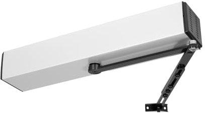 Automatischer Türantrieb, 50W Torantriebe Elektrisch, 120° Automatischer Drehtüröffner Kit mit 2 Fernbedienung Manueller und Automatis Modus für Büros, Krankenhäusern und Hotels usw