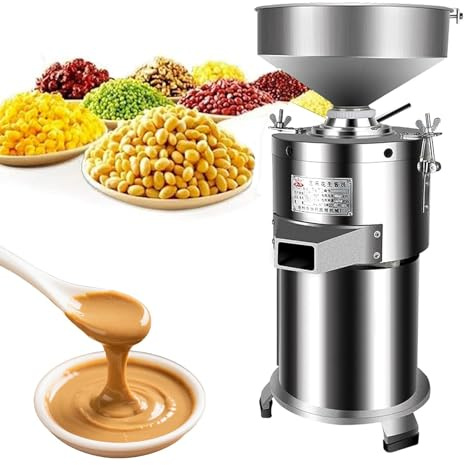 TsoLay 1500W Commercial Peanut Butter Grinder, 30kg/h Peanut Butter Maker, 2800r/min Electric Nut Butter Mill Grinding Grinder, Stainless Steel, Ideal for Restaurants and Home Use