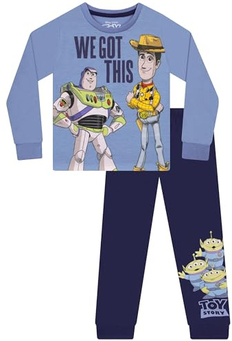 Disney Toy Story Pyjamas, Woody And Buzz Lightyear Pyjamas For Boys, Toy Story Kids Pjs, Ages 12 Months To 8 Years