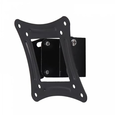 14-26 Inch TV Stand Wall Mount Tilt Flat Panel Stand TV Stand LCD LED Monitor Frame Hole Distance Bracket Suitable for 75/100mm Spacing
