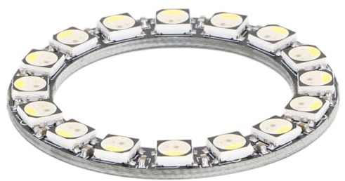 Demeras RGB-LED-Ringlichttreiber, 16-Bit-5-V-PWM-Steuerung, 32 Farben, Fluoreszierendes ß, RGB-LED-Platine SK6812 für Dekoration