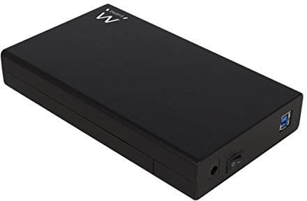 Ewent - Case Esterno Box per Disco Rigido HDD SATA da 3.5 Pollici USB 3.1 Compatibile con Sistemi Windows e Mac