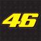 speedwerk-motorwear 46 Startnummer Valentino Rossi - Moto GP Aufkleber, Autoaufkleber, Motorrad, Fan Sticker