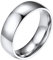 PROSTEEL Damen Bandring Edelstahl Größe 52 6mm breit hochglanzpoliert Finger Ring Modeschmuck für Frauen Freundschaftsringe Partnerringe Verlobungsringe Accessoire