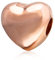Breloque en argent sterling 925 en forme de cœur - Pour bracelet à breloques Pandora rose gold