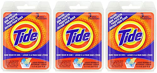 Tide Confezione da 3 sacchetti per lavello da viaggio, 3 pezzi