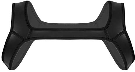 iEFiEL Herren Wetlook Body Brust Harness Neopren Brustgeschirr Weste Shirts sexy Tops Männer Unterhemd Clubwear Schwarz Large