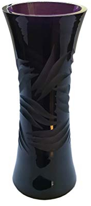 Jozefina Art Factory, handgefertigte, mundgeblasene künstlerische Glasvase, wie Murano-Stil MIMOZA VASE AX88