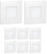 ledscom.de 8 Stück LED Treppenlicht/Wandeinbauleuchte FEX für innen und außen, eckig, 85 x 85mm, kaltweiß