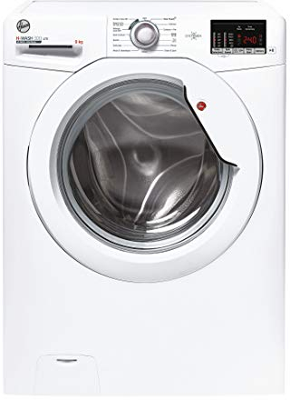 Hoover H-Wash 300 H3W492DE Free Standing Washing Machine, Rapid Wash Cycles, 9 kg Load, 1400 rpm, White
