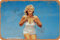 Marilyn Monro Portrait von sexy Frauen 020 Retro Look 20 x 30 cm Eisen Dekoration Kunst Schild für Zuhause Küche Bad Bauernhof Garten Garage inspirierende Zitate Wanddekoration