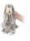 Cybelleza Haar Extensions Zopf Haarteil Clip in Ponytail Extensions Claw Pferdeschwanz Haarverlängerung günstig wie Echthaar Gewellt Lockig Kunsthaare 12 (Dunkelgrau)
