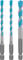 Bosch Set Di Punte Expert Hex 9 Multiconstruction Per Calcestruzzo, Accessorio Trapano A Percussione, 5 E 8 Mm