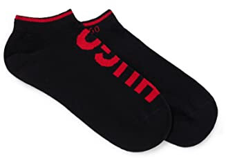 HUGO Damen 2p Logo Cc W Damensocken, Black1, 39-42 EU