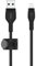 Belkin BoostCharge Pro Flex Braided USB Type A to Lightning Cable (1M/3.3FT), MFi Certified Charging Cable for iPhone 14/14 Plus, 13, 12, Pro, Max, Mini, SE, iPad and More - Black