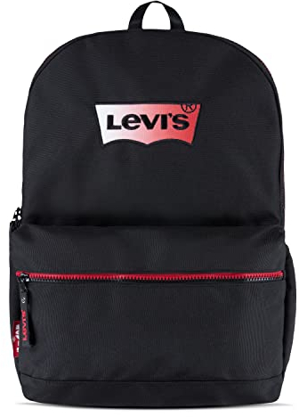 Levi's Erwachsene Rucksack mit klassischem Logo, Schwarz/Ombré, O/S