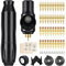 Biomaser Wireless Rotary Machine Kit with RCA Wireless 2000mAh Battery 40pcs Cartridges Needle Practise Skin For Beginner Artist