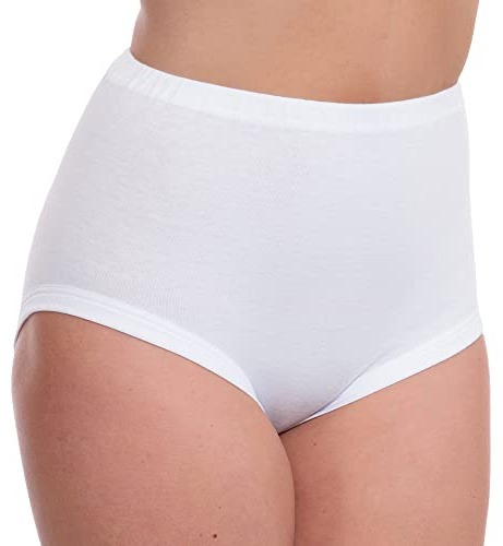 Undercover 3 Pairs Ladies Cotton Interlock Cuff Leg Briefs XXOS