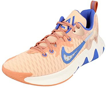 Nike Herren Basketball Three Quarters Tall, Arctic Orange/Medium Blue, 47.5 EU