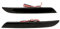 2 Stück Heckstoßstange Reflektor Bremslicht Schwanz Bremsleuchte Für BMW 5Er F10 F11 F18 520D 520I 523I 525D,Schwarz