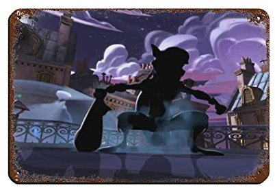 RIELLI Sly Cooper Thieves in Time Spiel 11 Blechschild Vintage Metall Pub Club Cafe Bar Home Wandkunst Dekoration Poster Retro 20 x 30 cm
