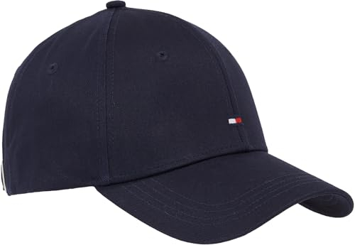 Tommy Hilfiger Essential Flag Cap AW0AW15785 Casquette, Bleu (Space Blue), OS Femme