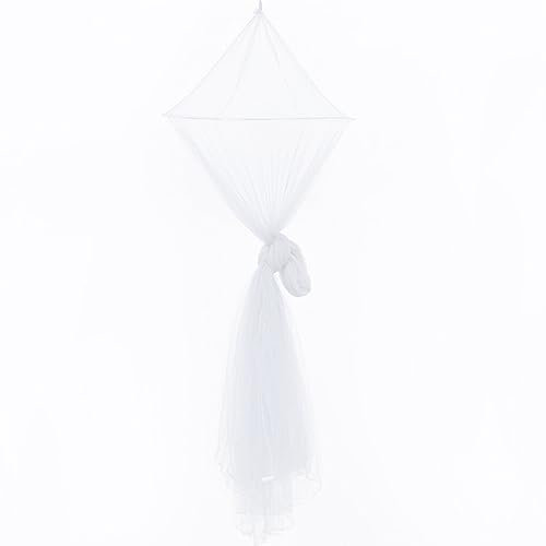 LIFKOME Weißes Moskitonetz Betthimmel Mit Edelstahlkuppelrahmen Abnehmbar Und Belüftet Vielseitig Für Babybett Und Einzel Doppelbett Eleganter Insektenschutz Für Kinderzimmer Einfache Deck