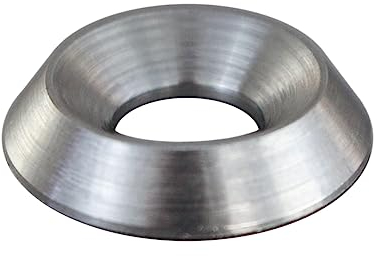 Reinartz Vollmetallrosetten für Senkkopfschrauben Ø 6mm Edelstahl V2A 10 Stk.