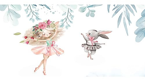 HUBDECO Schutzunterlage für den Schreibtisch - Schützt Schreibtisch vor Kratzern und Schäden - Langlebig, Hitzebeständig - Pflegeleicht, Wasserfest - Mauspad - 90x45cm - Ballerina