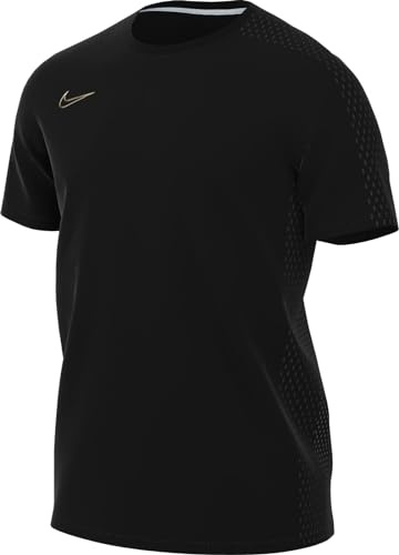 Nike Herren M Nk Df Acd23 Top Ss Br, Black/Black/Metallic Gold, DV9750-016, M