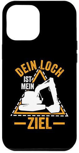 Hülle für iPhone 15 Pro Max Bagger Bauarbeiter Tiefbau Baggerfüherer Straßenbau