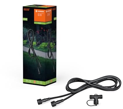 LEDVANCE ENDURA HYBRID CONNECTOR, Komponenten für Hybridleuchten, schwarz, Kunststoff, IP67 Schutzklasse, Solar- & Stromnetzbetrieb, vielseitige Anwendungsbereiche, einfache Installation