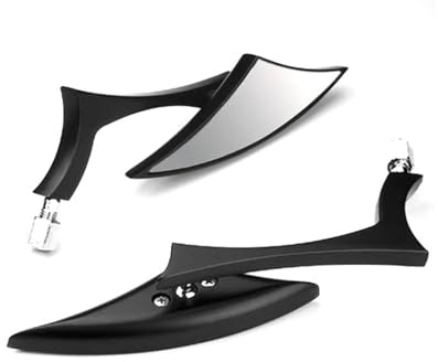 Motorrad Rückspiegel Für Aprilia Für Pegaso 650 Für Dorsoduro 750 Für Tuareg 660 Für Tuono SR 50 CR150 Motorrad Rückspiegel Glas Seite Spiegel Motorrad-Rückspiegel (Farbe : 1)