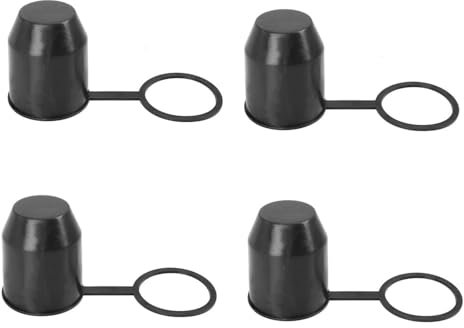 Naisfei 4 pezzi gancio di traino, tappo di protezione, gancio di traino, antipolvere e impermeabile, copertura universale a sfera per auto, camper