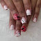 Halloween Press On Nails Short Square False Nails White Spider Web and Ghost Design, Full Coverage French False Nails Glossy Acrylic Nails Halloween Stickers Nail Women DIY Nail Art 24pcs(#HZ132)