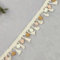 WANYIG Pompom Borte und Bänder zum Nähen Quastenborte Bommelband Bommelborte pompom band Fringe Ribbon für Sofas Stoffdekoration Nähen Basteln Vorhänge Kleidung(A#, 3M)