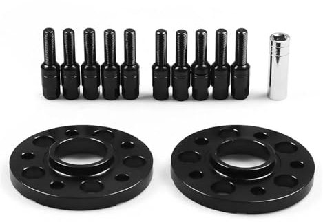 15mm 66,6mm 5x112mm Nabe Centric Bohrung Spurverbreiterungen Für A-UDI A4 A5 A6 A7 A8 Q5 RS5 RS7 S4 S5 SQ5 Für ALLROAD CAVINBDZ(Schwarz)