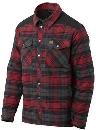 Helikon-Tex Winter Warden Shirt - Slate Crimson Plaid