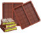 Schokoladenform Silikon 2 Stück,Dubai Schokolade form Tief 2 in 1 Schokoladentafel FormSilikonform,Schokoladentafel Tiefe Schokoladenform,Extra Tief Schokolade Form für Praline Süßigkeiten