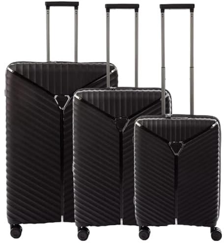 Franky PP13 Koffer Set | Trolley mit Reißverschluss - Reisekoffer mit Rollen, im modernen Design inkl. TSA-Zahlenschloss für Urlaub, Ferien und Ausflüge, | 40 L / 67 L / 108 L