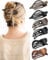 PROPOG Fermaglio Capelli, 6 Pezzi Mollette Capelli Francesi Piatte Plastica Pinze per Capelli Antiscivolo Hair Clip Eleganti Adatto Donne Ragazze