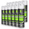 Spraytive 12 x 500 ml de craie en spray blanc – Peinture à la craie lumineuse effaçable, spray de craie d'extérieur, marquage au sol, spray de marquage temporaire, spray de couleur pour asphalte,