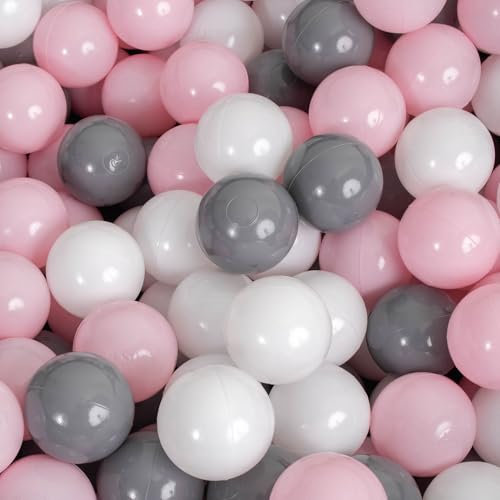 H&F Heimtextilien 100 Bälle für Bällebad Ø 7 cm – Bunte Plastikbälle für Kinder & Babys – Weiche & langlebige Spielbälle – BPA-frei & schadstofffrei – Perfekt für Spielzelt, Hüpfburg & Garten