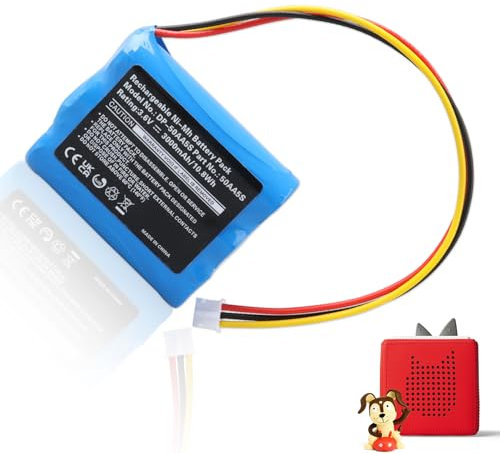 3000 mAh 3,6 V Akku kompatibel mit TonieBox, Original 50AA5S Akku für die TonieBox Musicbox Soundbox